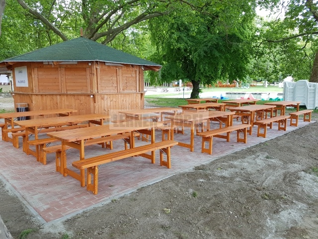 Extra sörpad, fa kerti garnitúra, kerti ülőgarnitúra, fa kerti pad, kerti szett, kerti bútor, kerti asztal szék